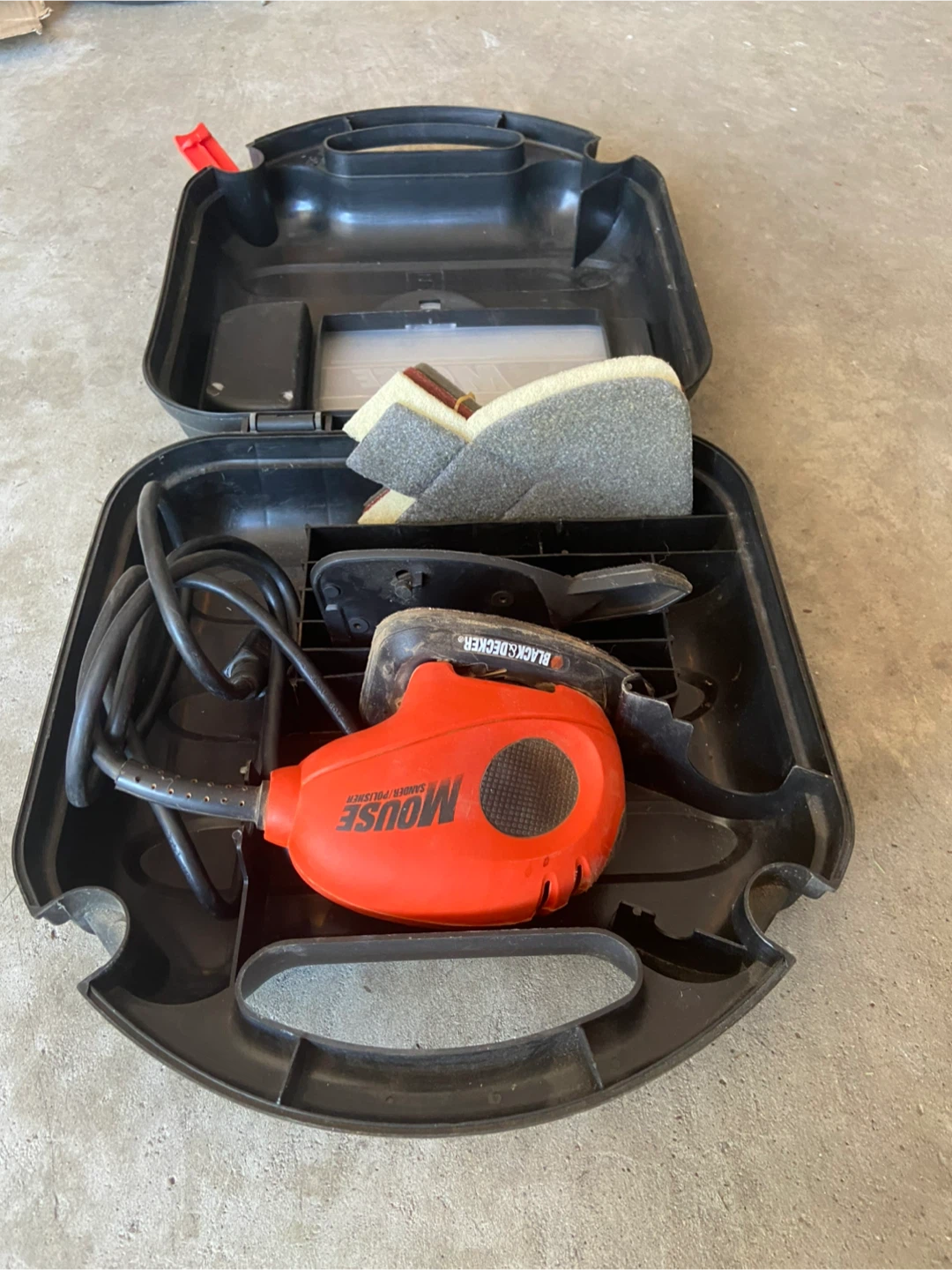 Black & Decker Mouse Detail Sander with Case