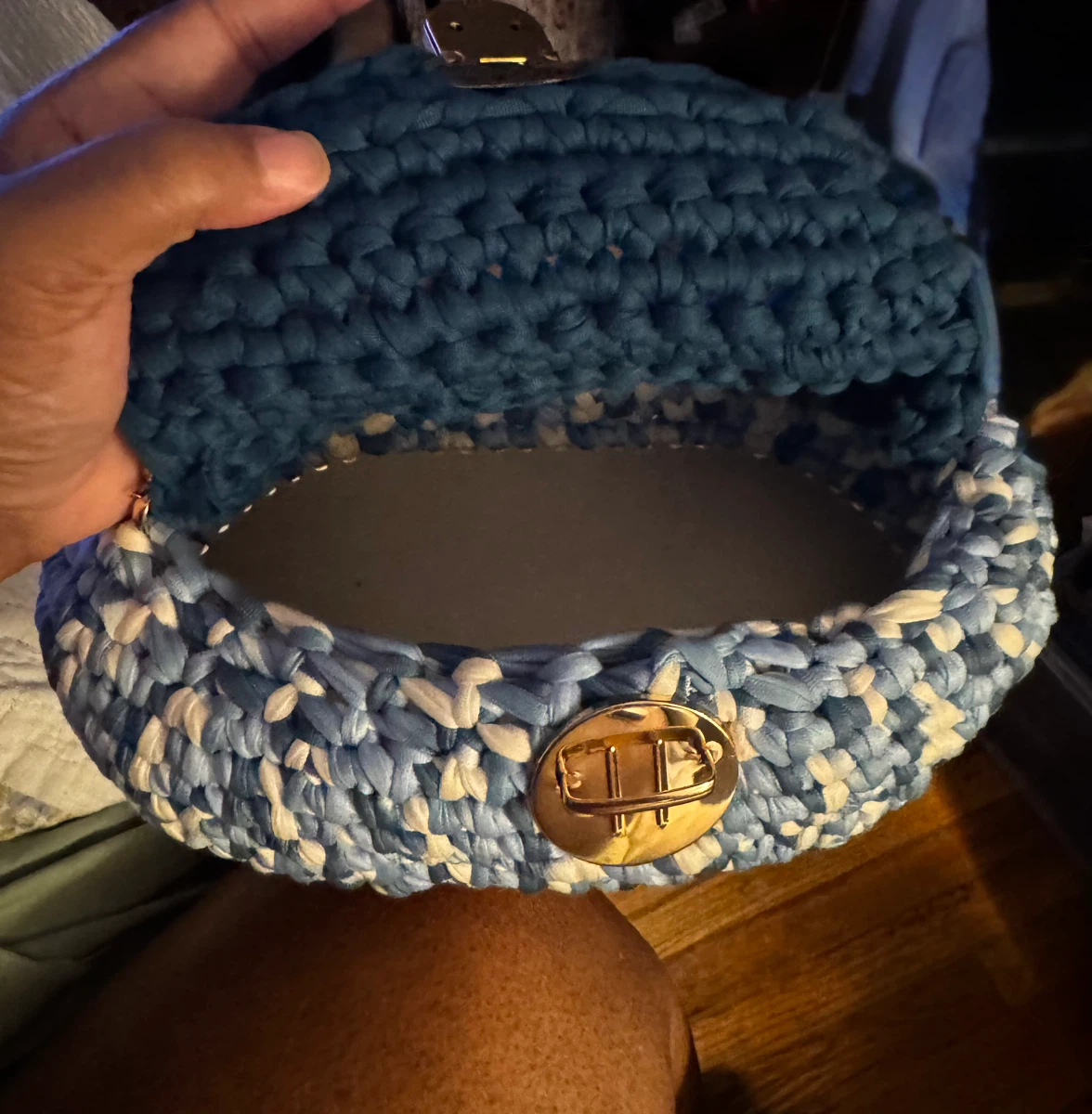 Handmade Coastal Weave Crochet Handbag – One of a Kind - photo 3