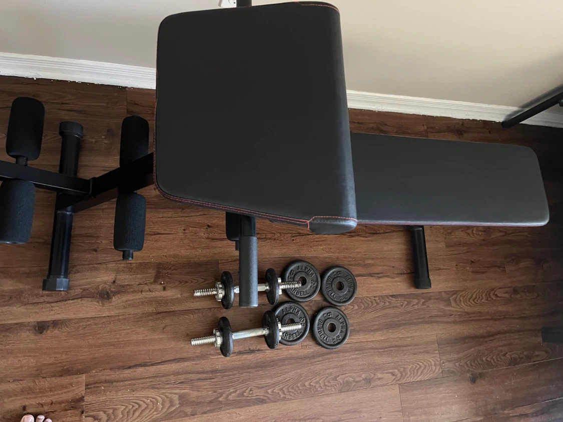 Workout Bench with Dumbbells - photo 3