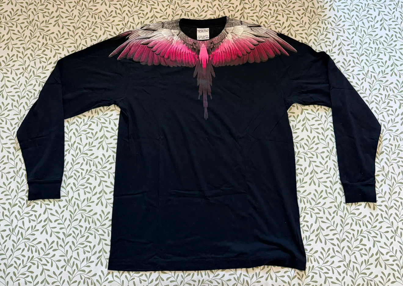 Marcelo Burlon Black Long Sleeve T-Shirt