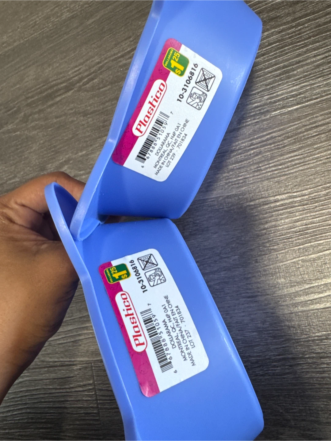 Plastico Blue Cat Bowls - Set of 2 - photo 3