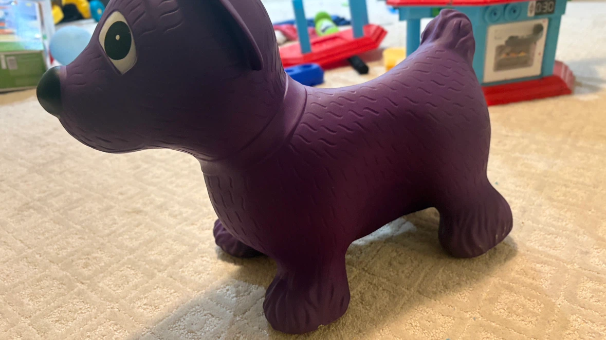 Inflatable Purple Dog Bouncer / Hopper Toy - photo 2