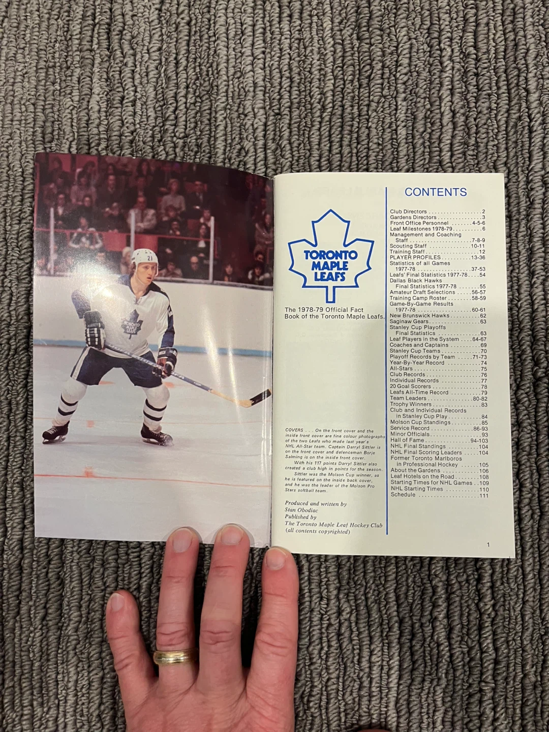 Toronto Maple Leafs 1978-79 Fact Book - photo 2