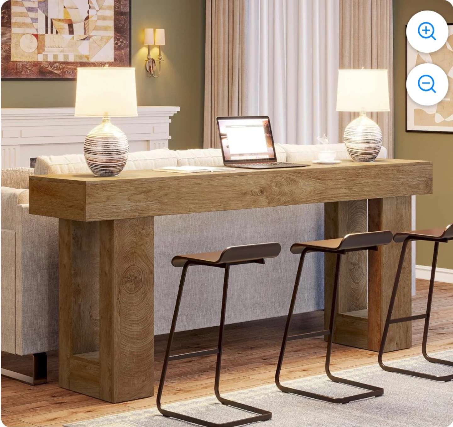Brand new- Sofa table behind the couch- delivery available - photo 4