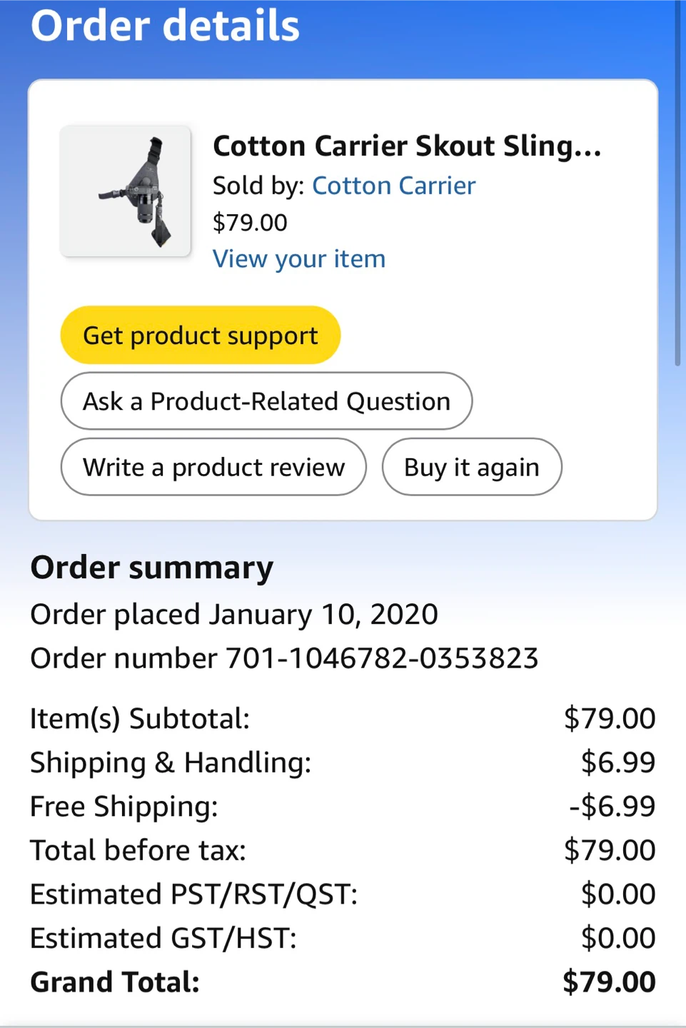 Cotton Carrier Skout Sling Style Camera Harness - photo 2