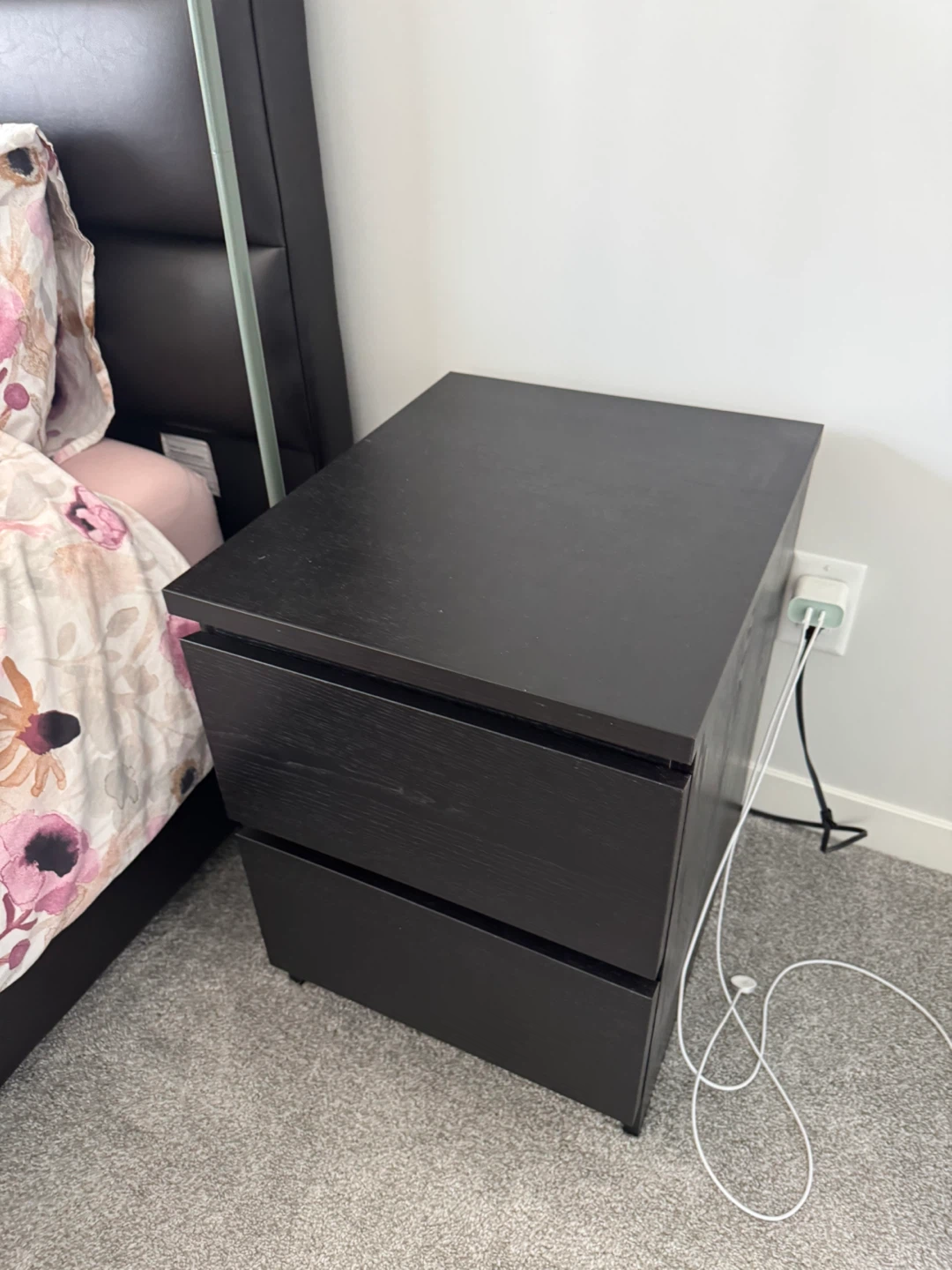 Upholstered Platform Bed with mattress- King Size - photo 3