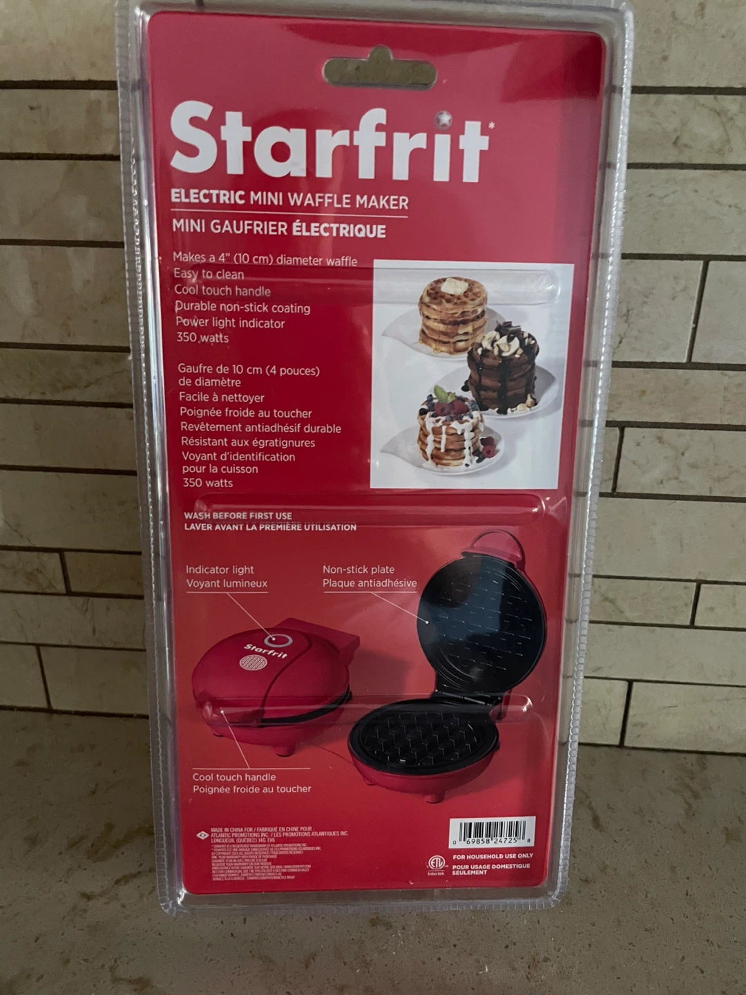 Starfrit Electric Mini Waffle Maker - photo 2
