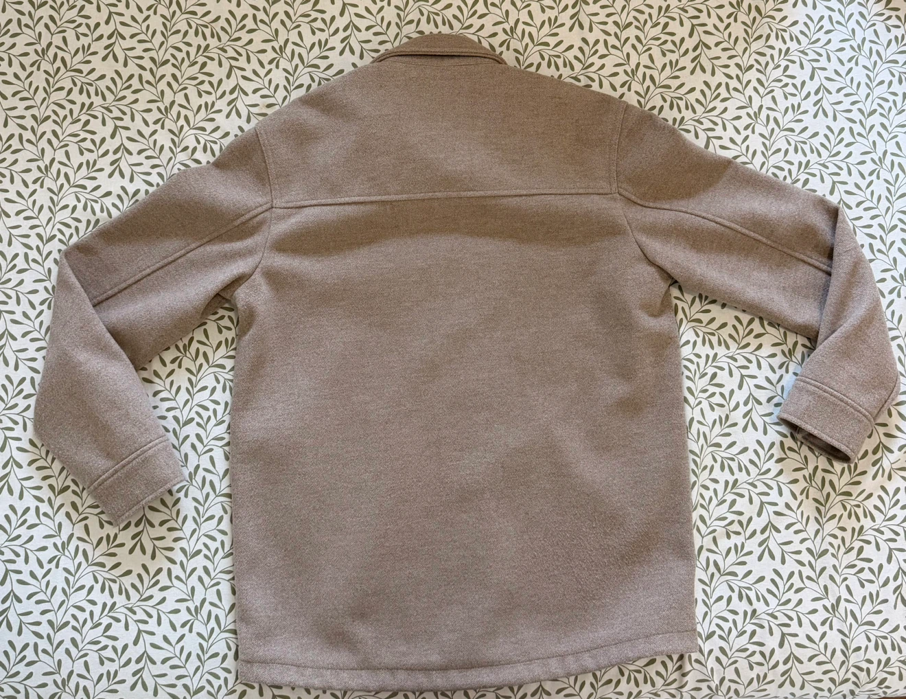 ZARA Beige Wool Blend Shirt Jacket - photo 3