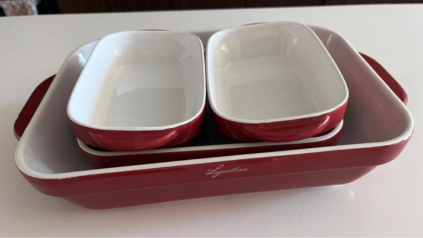 Lagostina Rectangular Baking Dishes Set (4-Piece) - photo 2