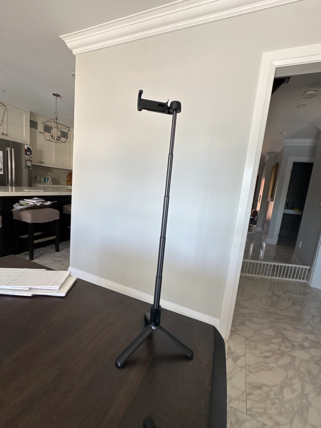 Black Extendable Selfie Stick Tripod with Remote - photo 3