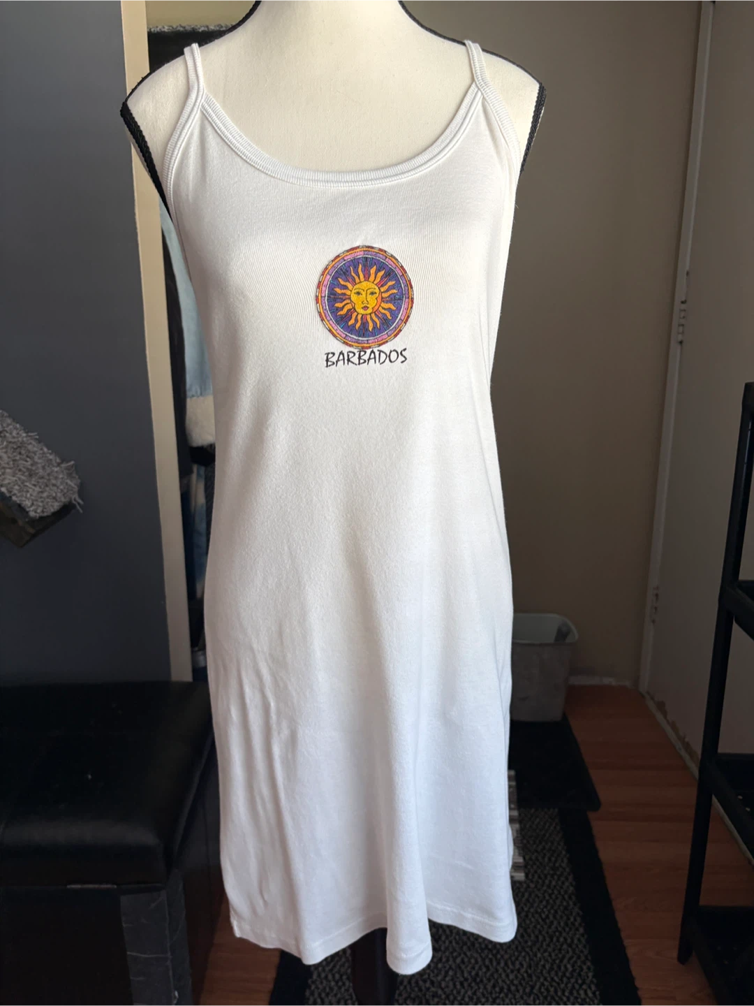 White Barbados Sun Tank Dress - photo 2