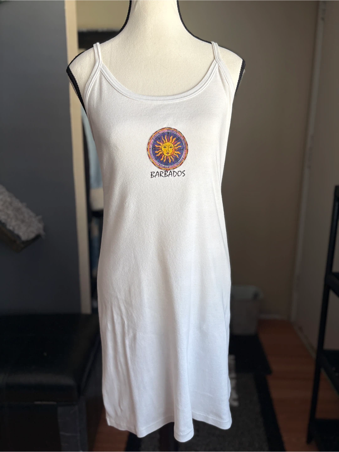 White Barbados Sun Tank Dress - photo 3
