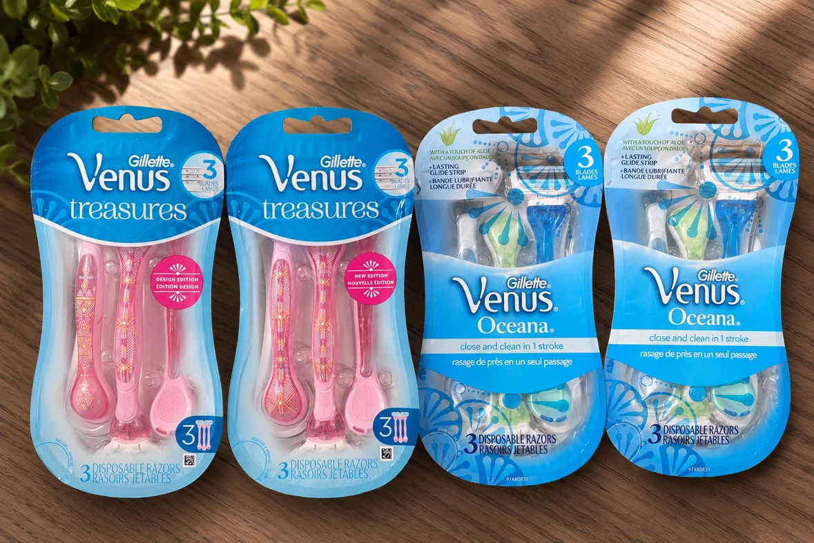 Gillette Venus Disposable Razors – Brand New (4 Packs)