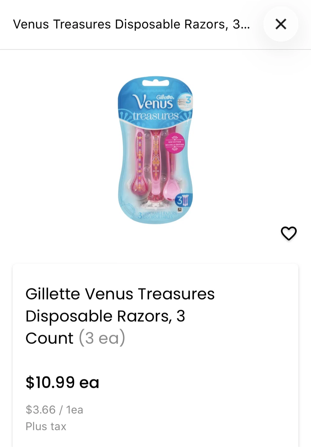 Gillette Venus Disposable Razors – Brand New (4 Packs) - photo 2