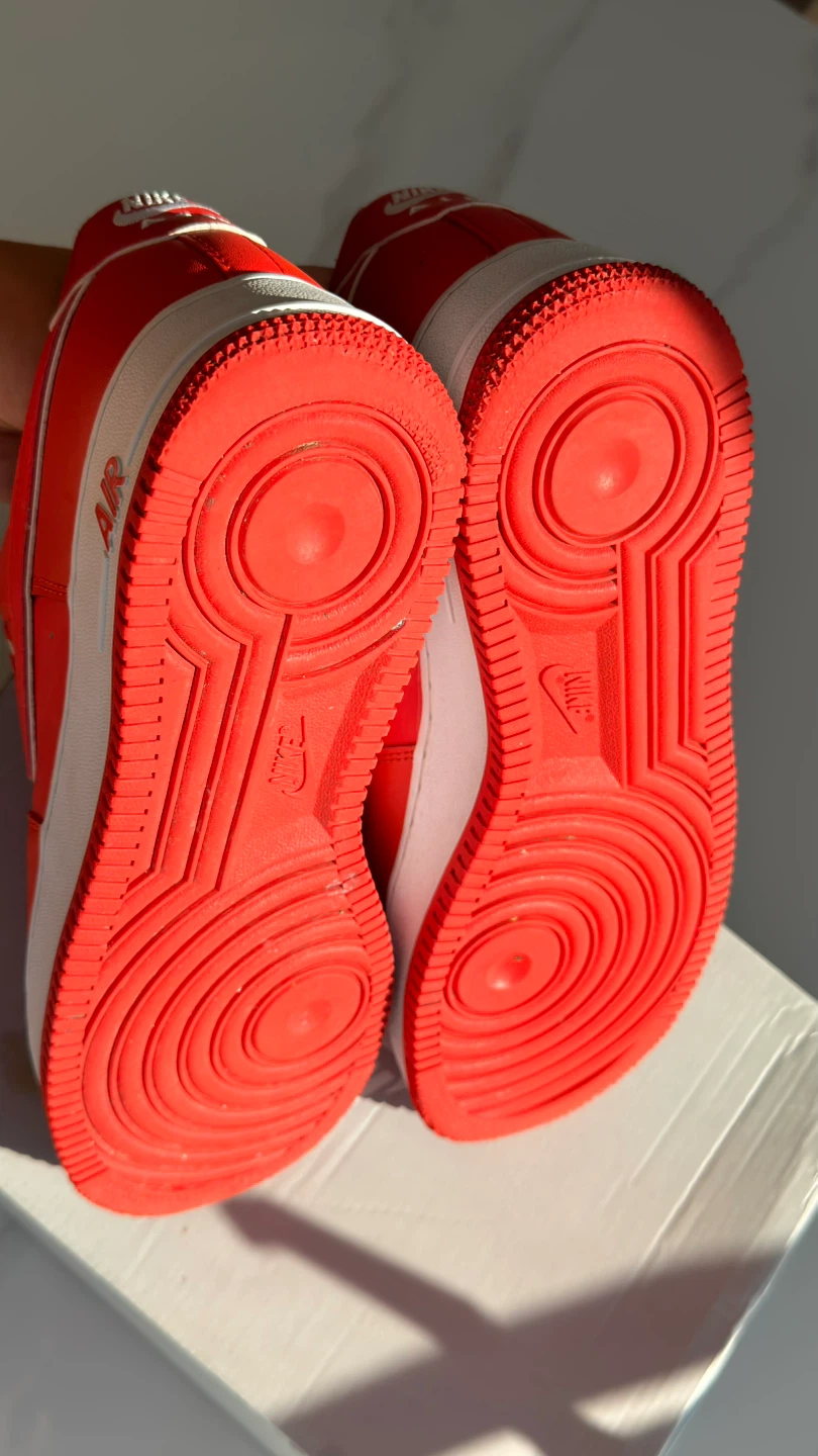 Nike Air Force 1 ’07 Picante Red White Size 9.5 w/ Box - photo 2