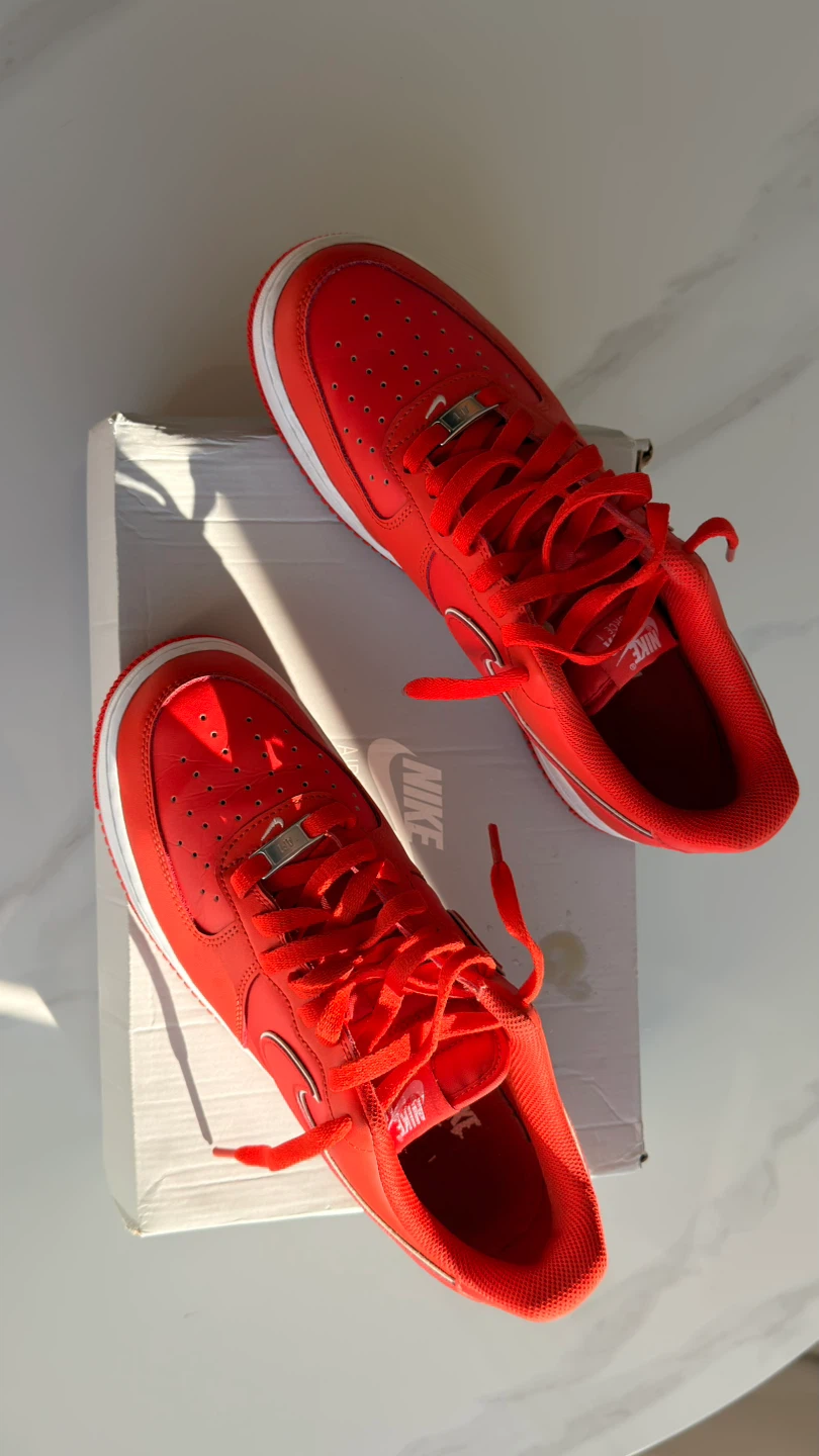 Nike Air Force 1 ’07 Picante Red White Size 9.5 w/ Box - photo 4