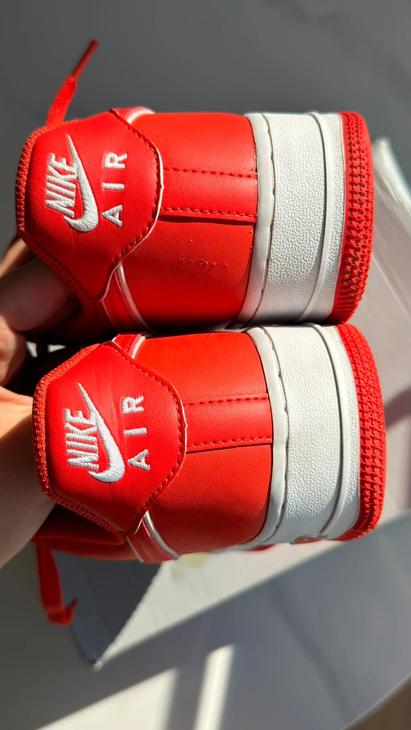 Nike Air Force 1 ’07 Picante Red White Size 9.5 w/ Box - photo 3