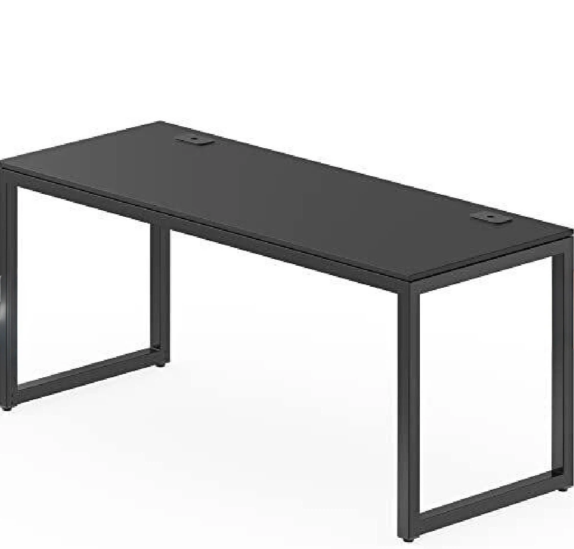 Black Metal Frame Desk 55 inch