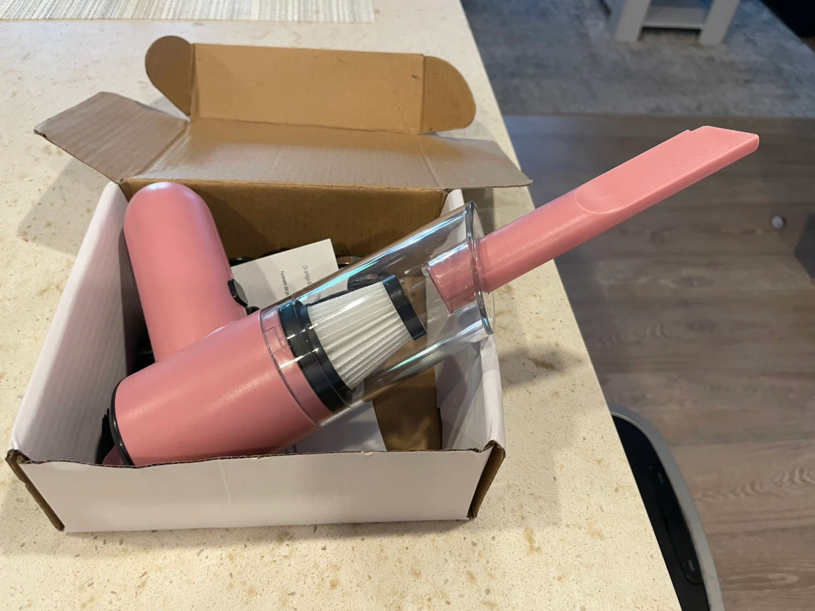 Pink Car Vacuum Cleaner