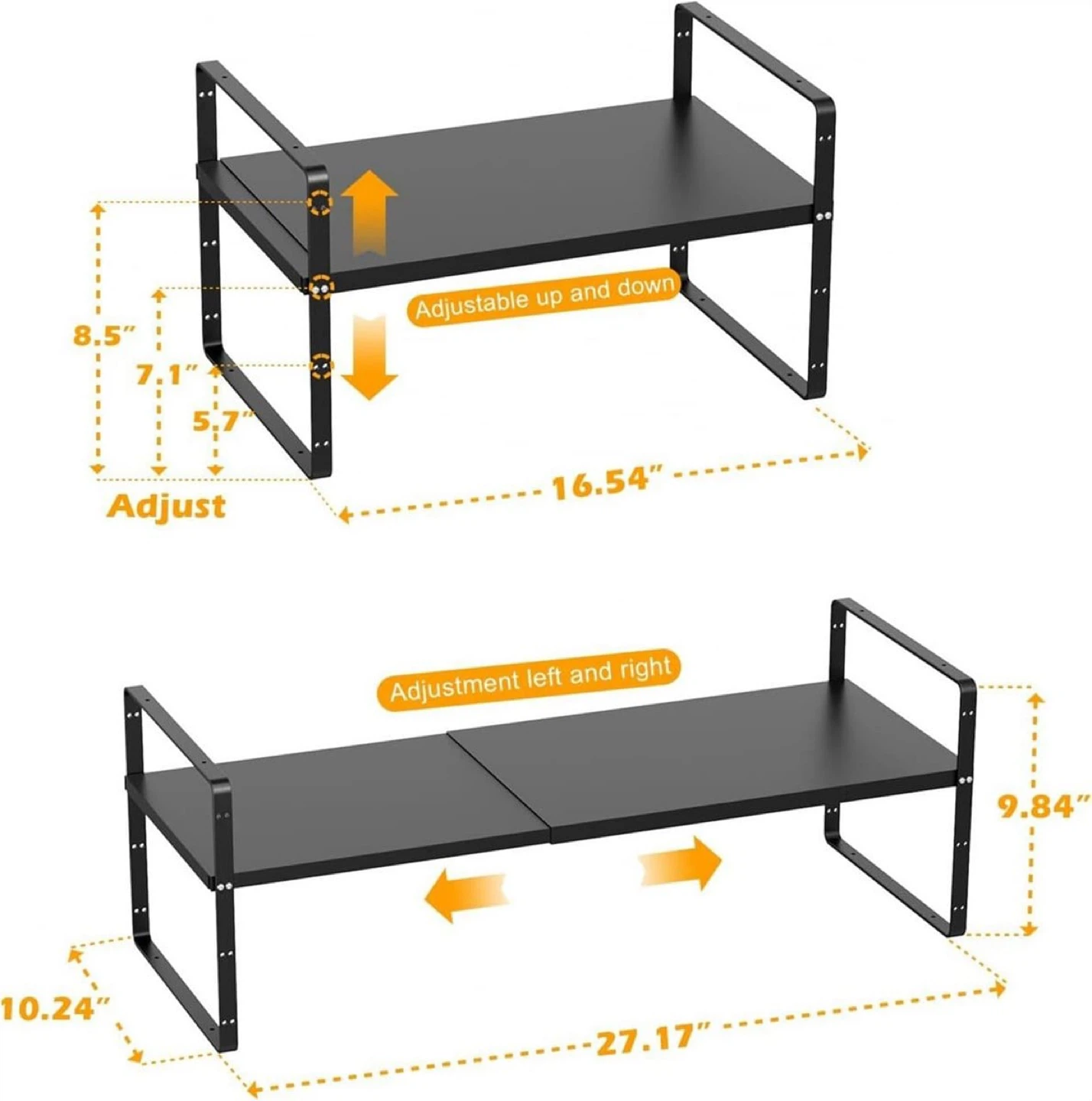 Stackable Storage Shelf Unit - photo 3