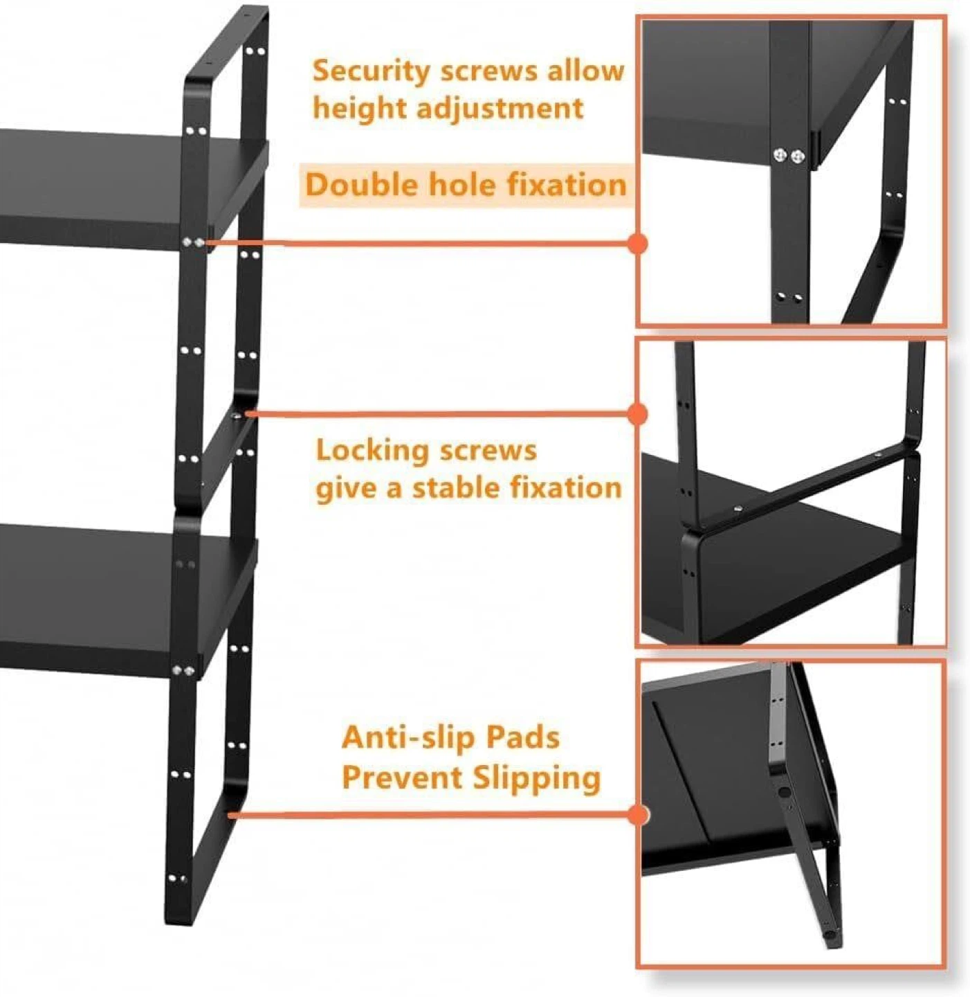Stackable Storage Shelf Unit - photo 2