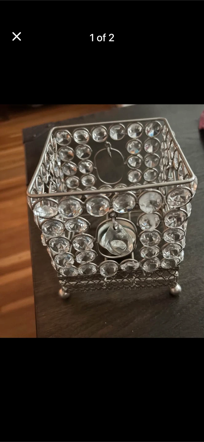 Crystal Bedazzled Tealight Holder