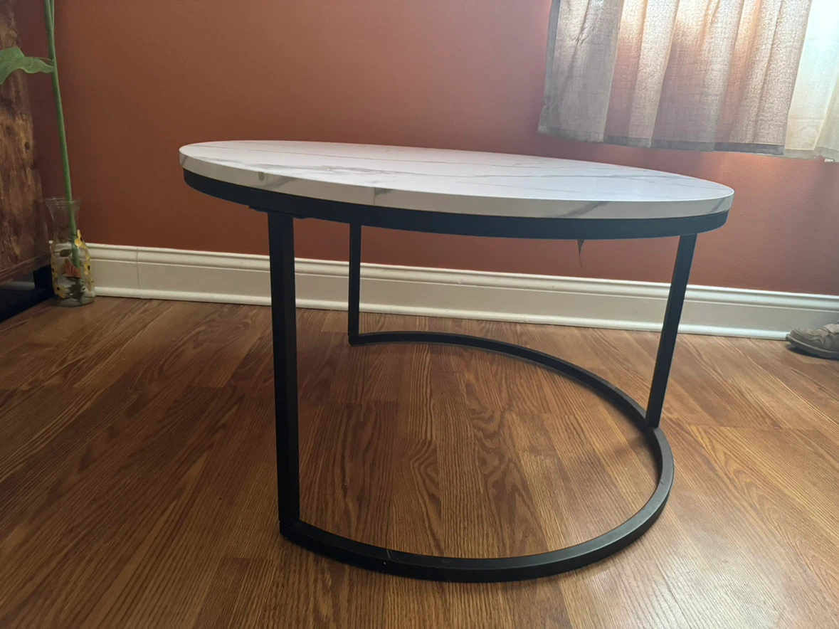 Nesting Coffee Tables - imitation Marble Top - photo 3