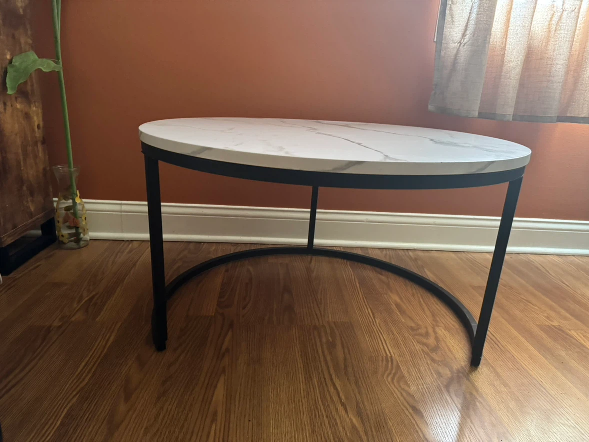 Nesting Coffee Tables - imitation Marble Top - photo 4