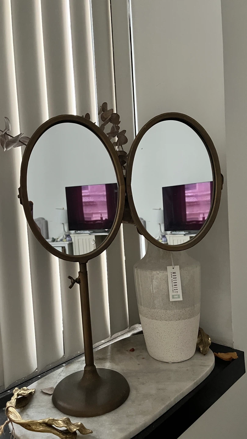 Vintage Double Sided Standing Mirror