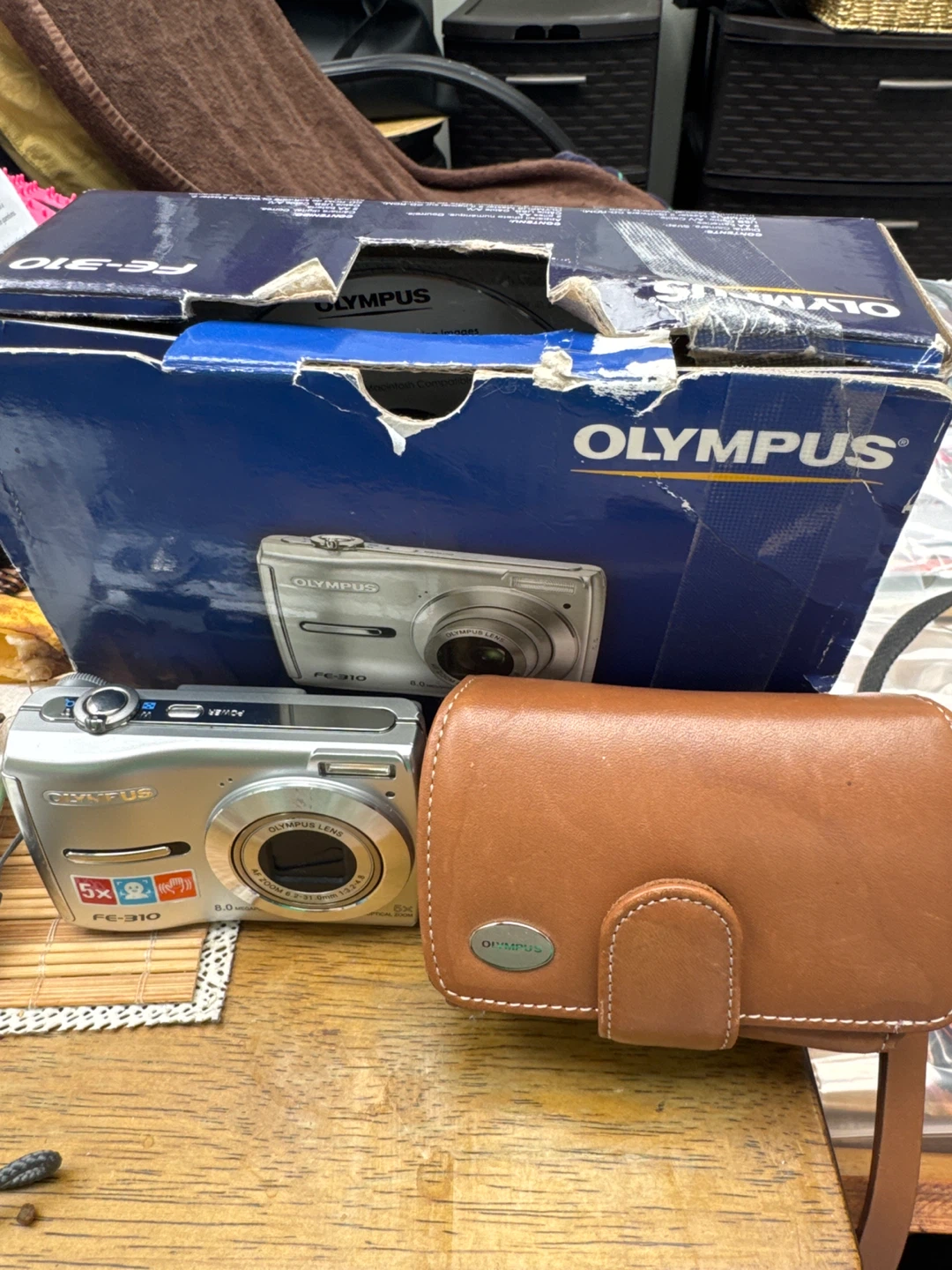 Olympus FE-310 Digital Camera with Case
