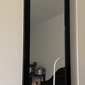 Black Over-the-Door Mirror