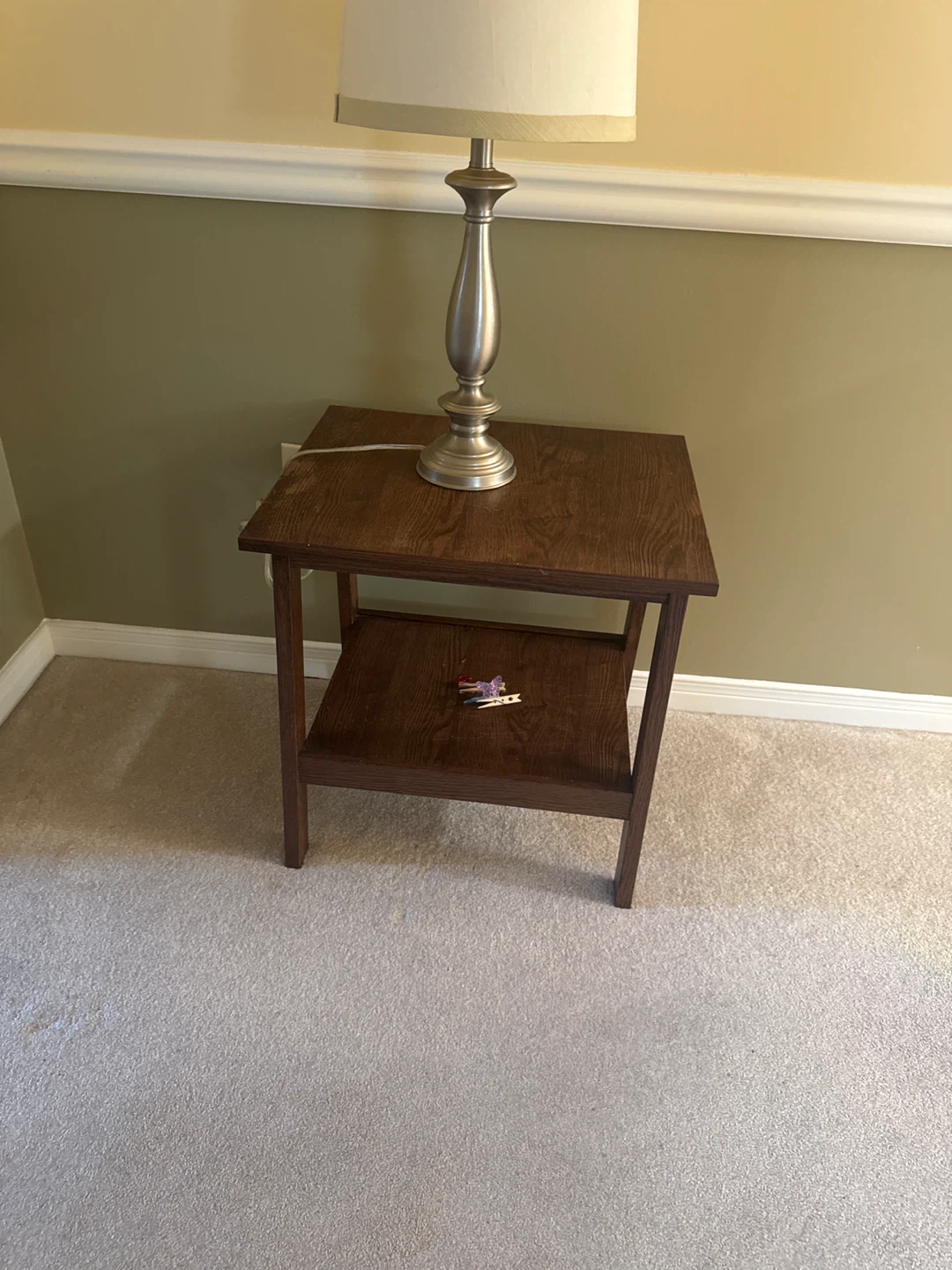 Wooden End Table