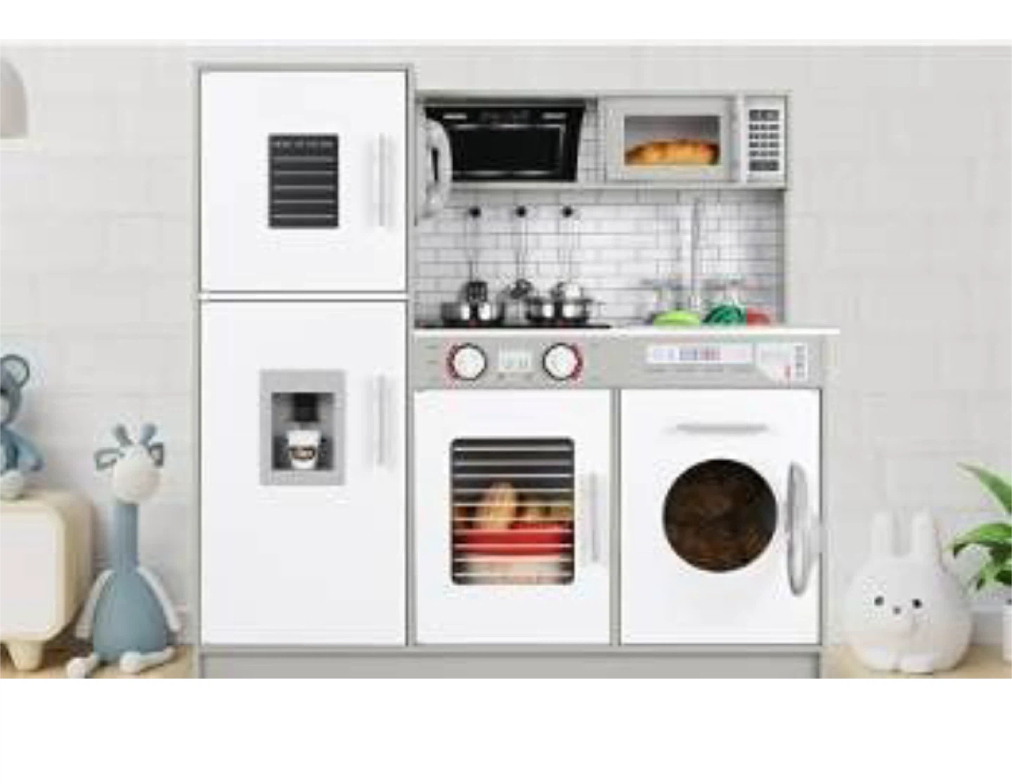 Wooden Chef's Pretend Play Toy Kitchen