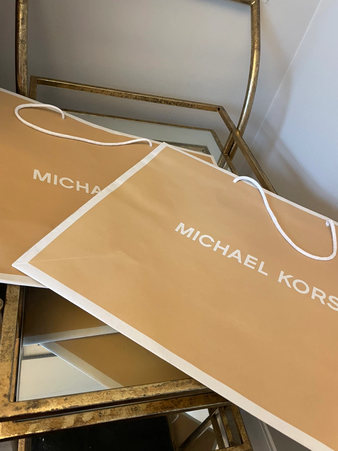 Michael Kors Paper Xl Shopping  Bags pair of 2