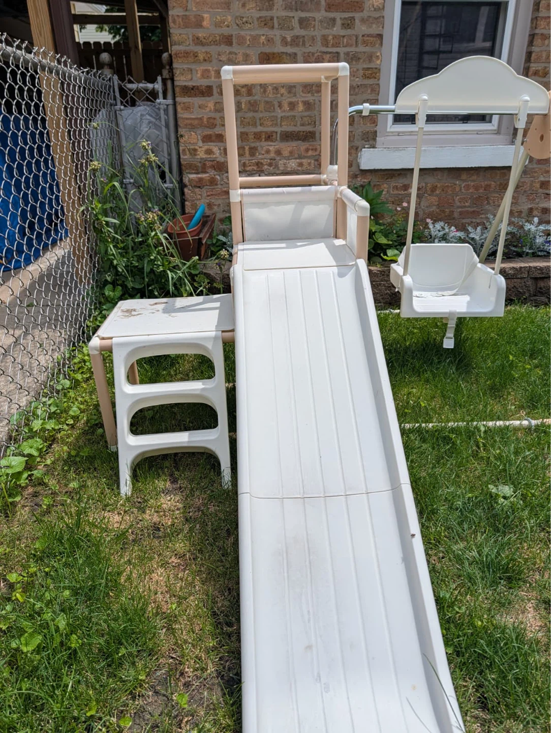 Kids Playground Slide and Swing Set