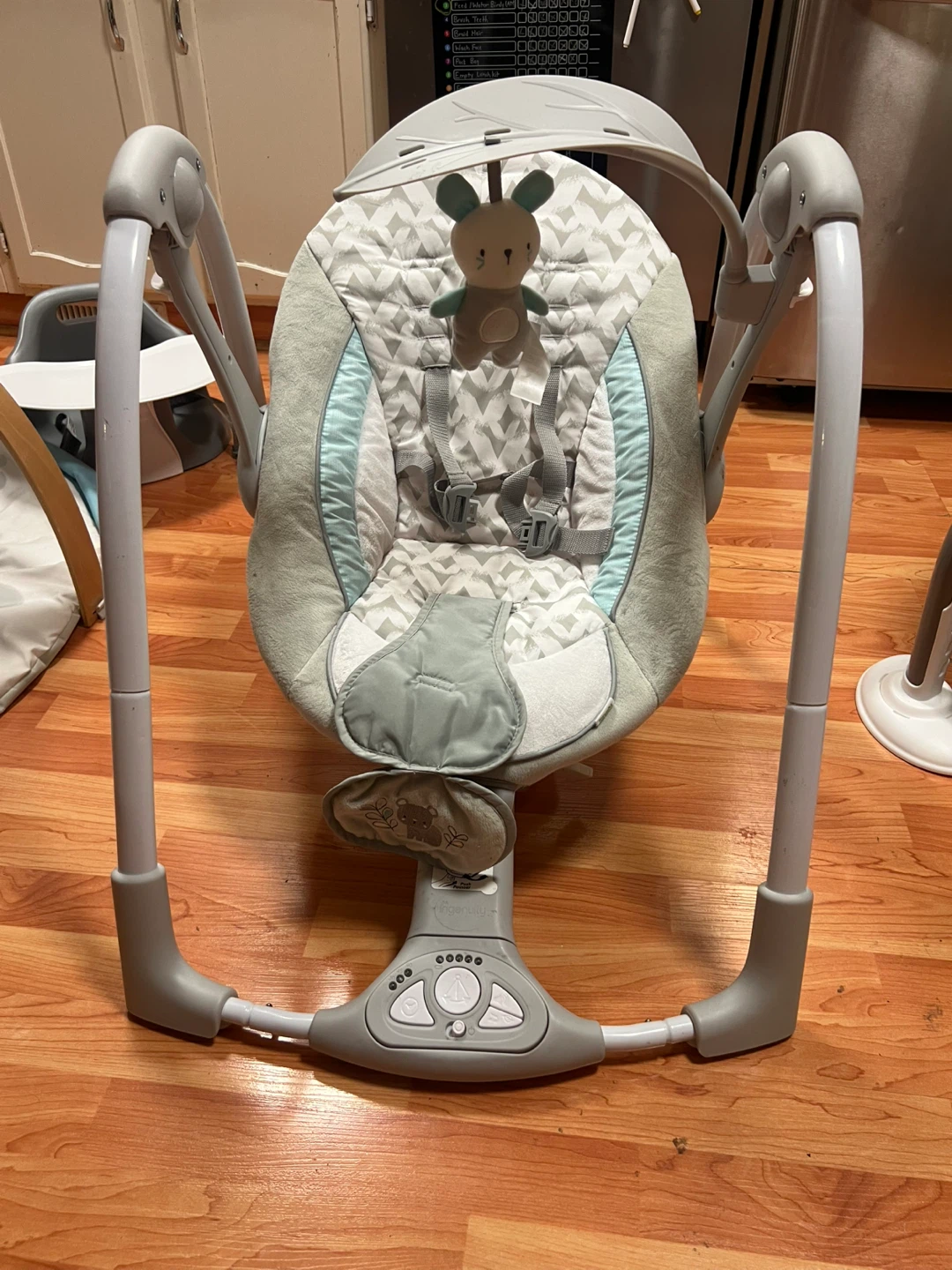 Ingenuity ConvertMe Swing-2-Seat Portable Swing - Raylan - photo 2