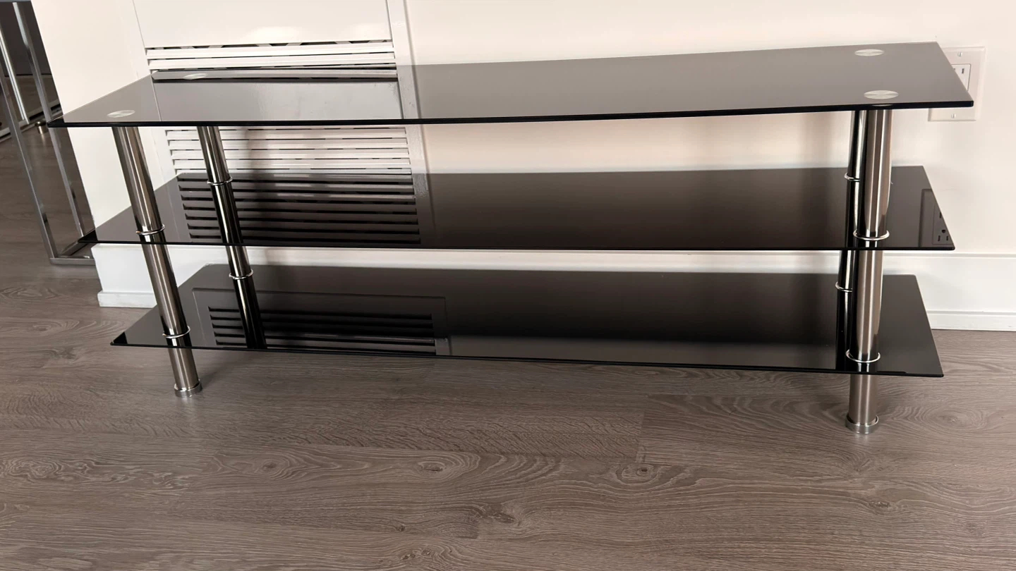 3-Tier Black Glass TV Stand 55” и 60’’ - photo 4
