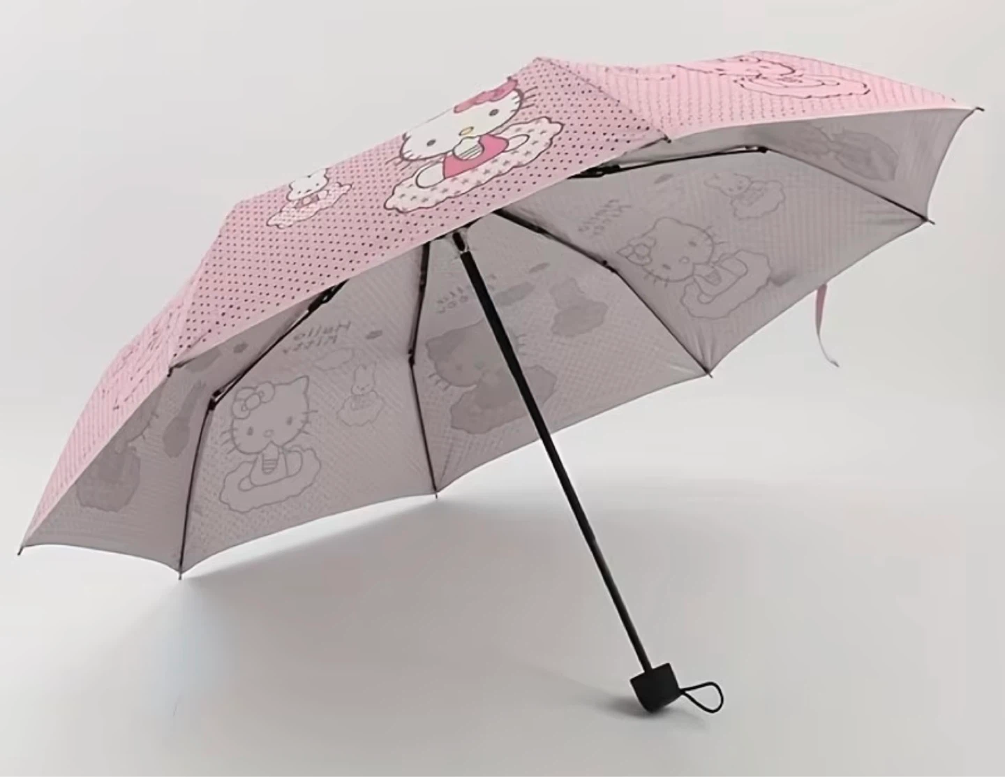 Hello Kitty Pink Polka Dot Umbrella - photo 4