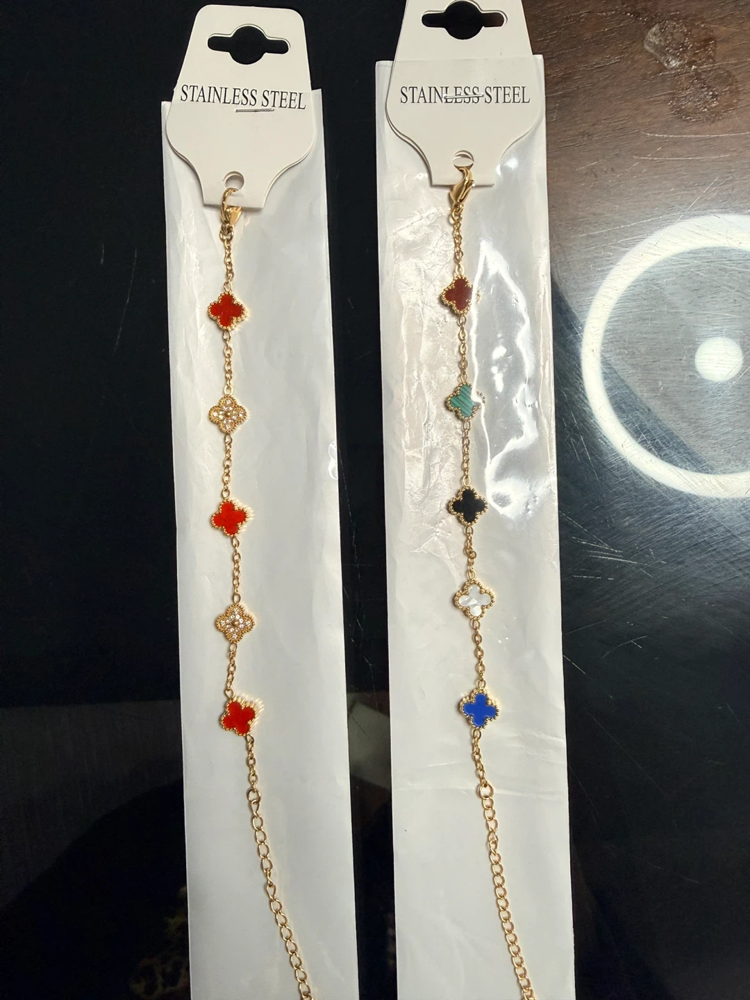Non tarnish Clover bracelet