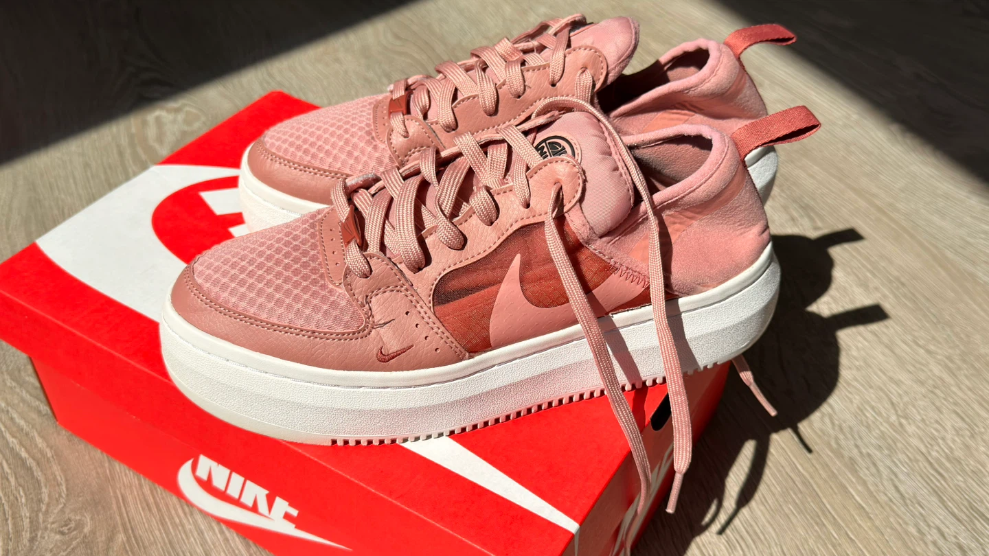 Nike Wmns Court Vision Alta TXT 'Rust Pink' 9.5