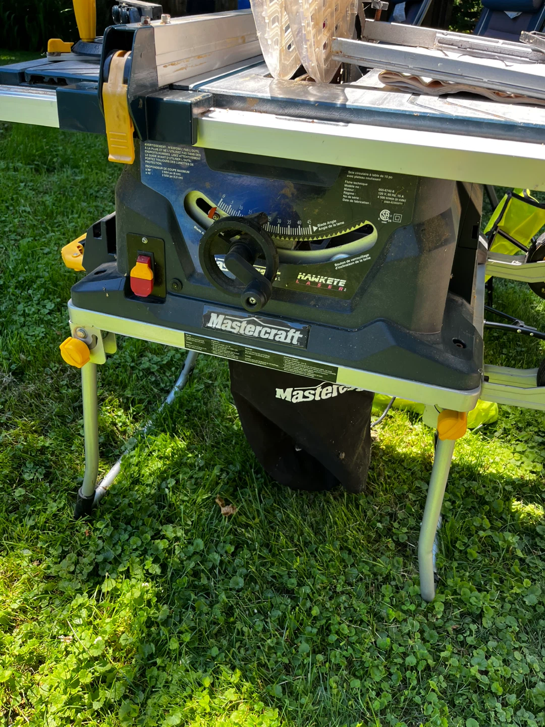 Mastercraft Table Saw with Sliding Table - photo 3