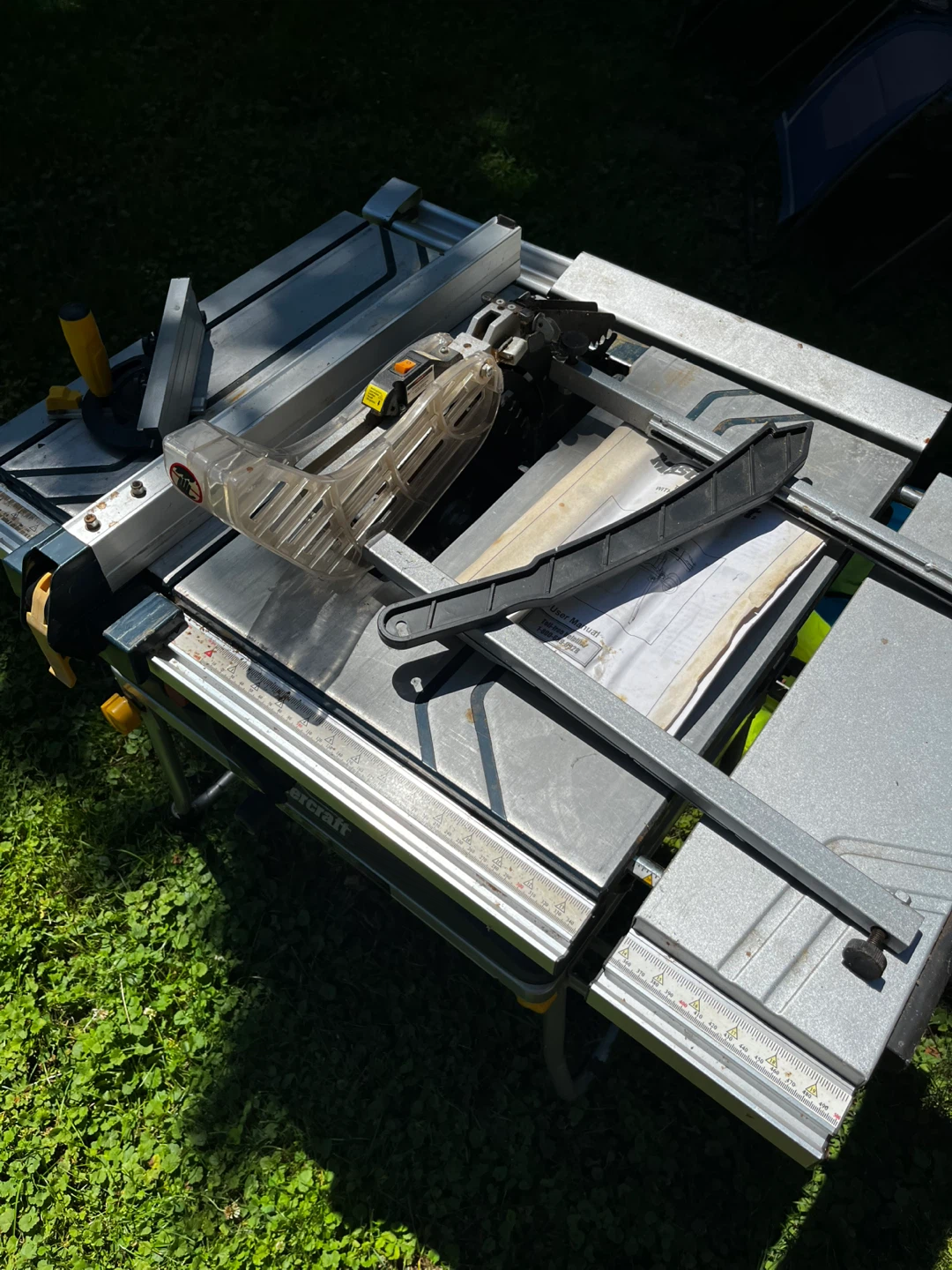 Mastercraft Table Saw with Sliding Table