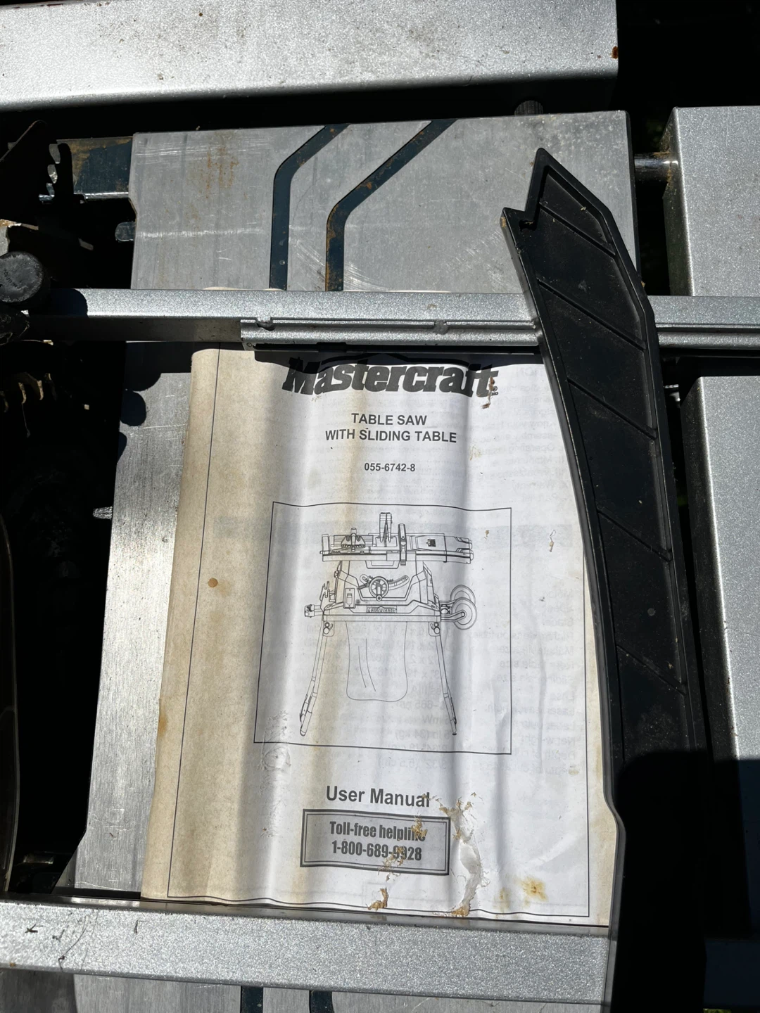 Mastercraft Table Saw with Sliding Table - photo 2