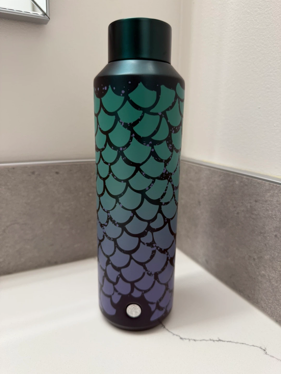 Starbucks Mermaid Scales 20 oz Stainless Steel Water Bottle
