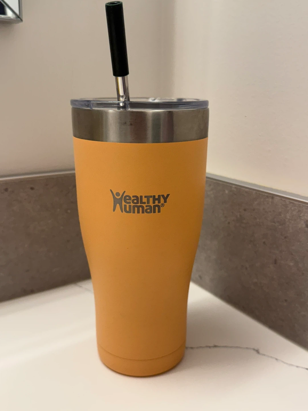Healthy Human 32 oz Insulated Stainless Steel Tumbler w/ Straw