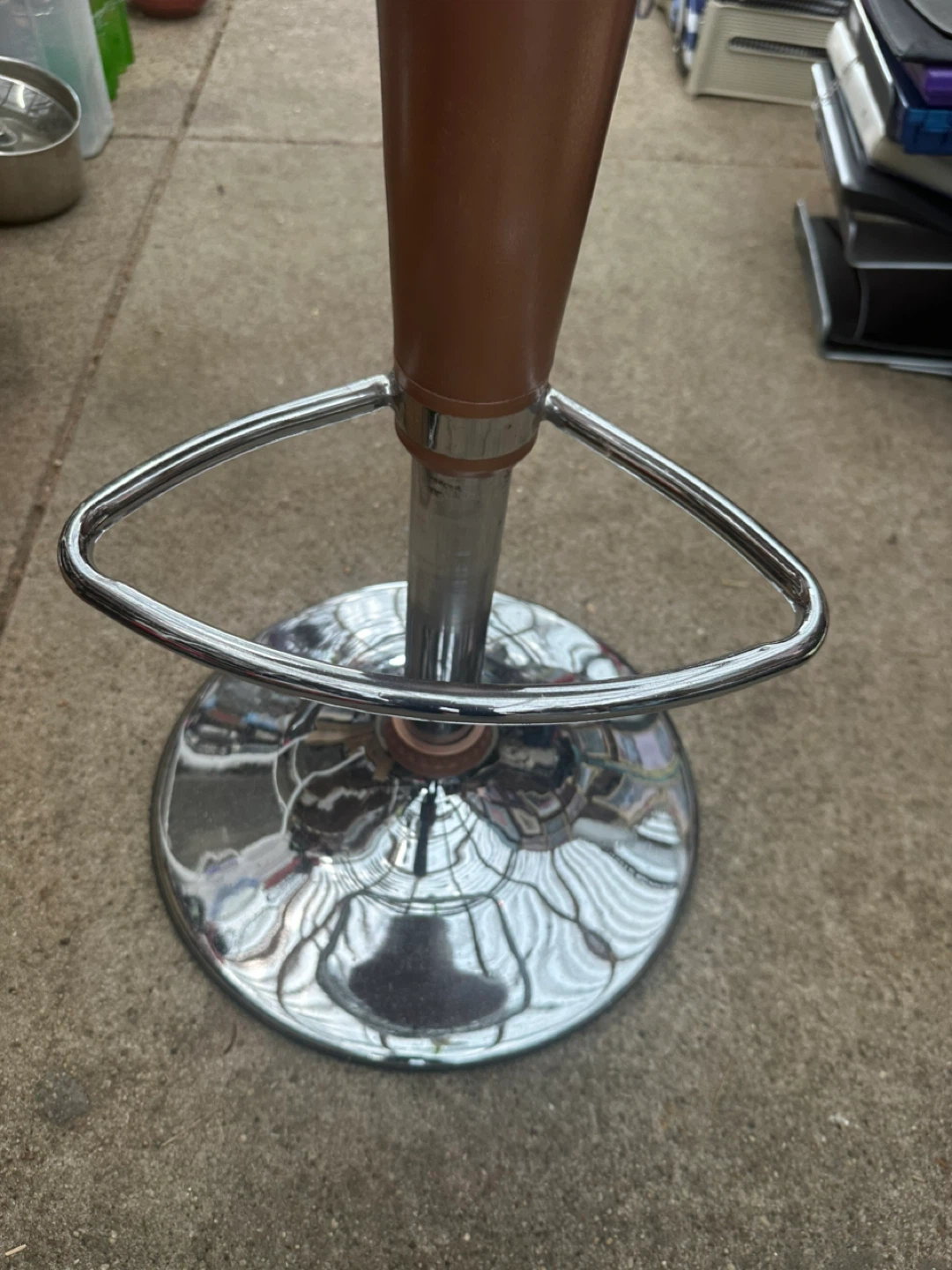 3 pc Adjustable Bar Stool - Brown - photo 4