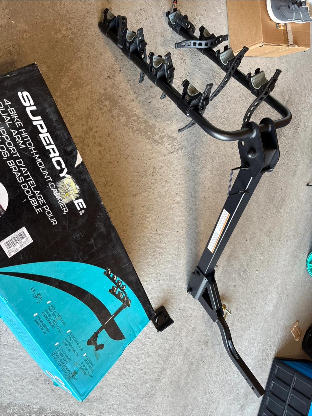 Supercycle 4-Bike Hitch-Mount Carrier