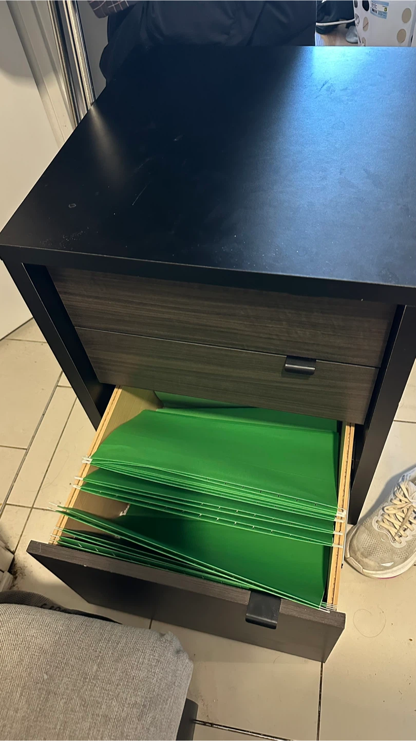 Filing Cabinet with 3 Drawers - photo 2