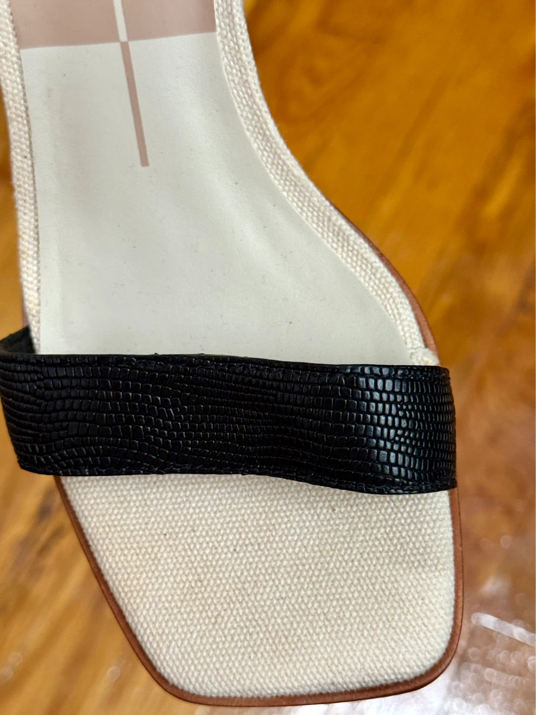 Brand New Dolce Vita Black & White Heeled Sandals - photo 4