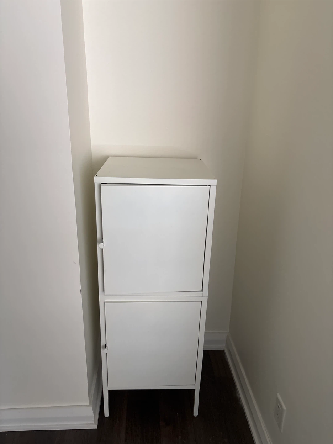 IKEA metal White Storage Cabinet